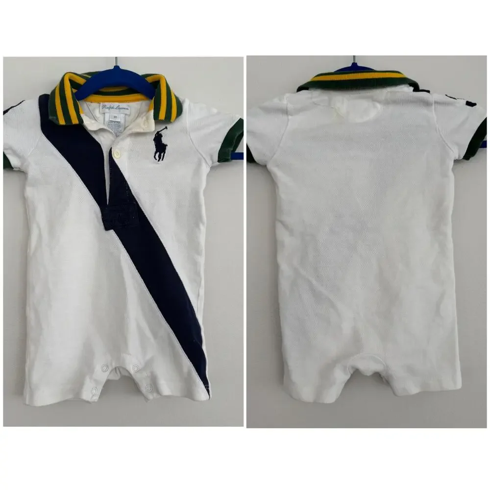Ralph Lauren Rugby Polo Romper